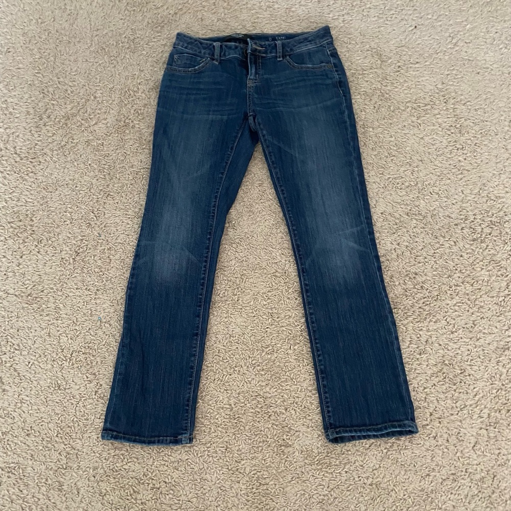 Simply vera (Vera wang) mid rise capri jeans